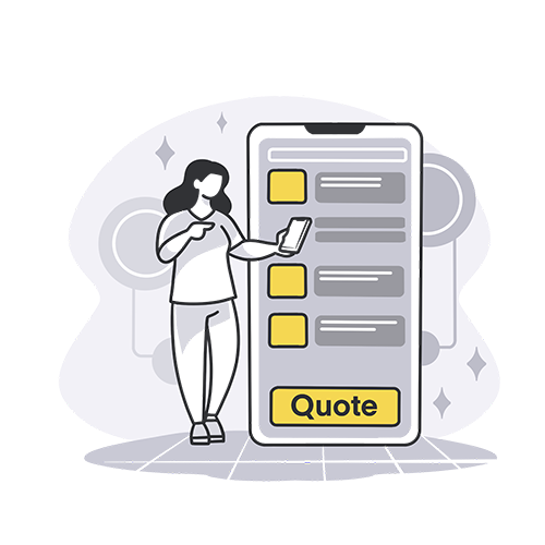 Request a Quote illustration