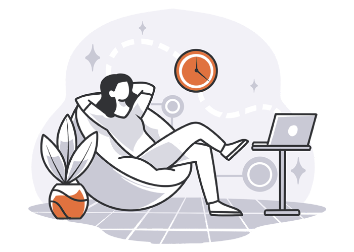 Sit back and relax illustration-new